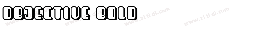 objective bold字体转换